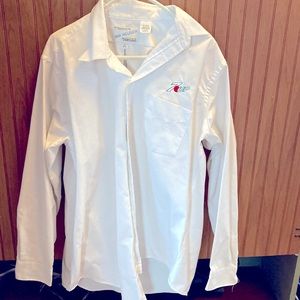 7up long sleeve button down collared shirt.